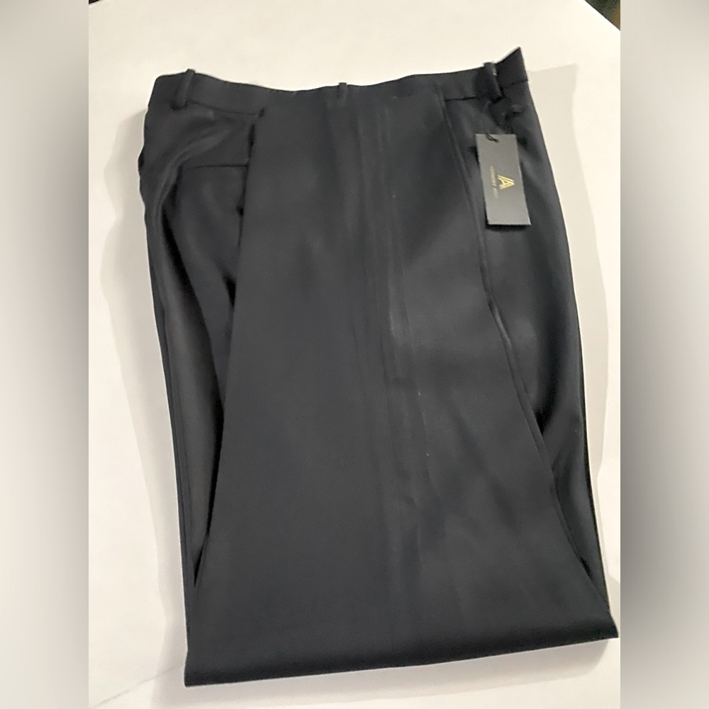 Flat Front Italian Wool Dress Pant